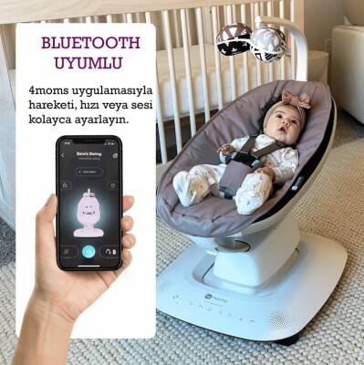 4Moms Mamaroo 5.0 Elektrikli Ana Kucağı - Rosewood - 8