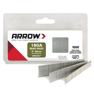 Arrow BN1832 50mm 1000 Adet Profesyonel Kesik Başlı Çivi - 1