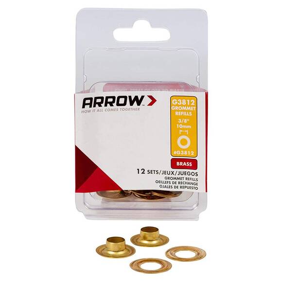 Arrow G3812 10mm Pirinç Kuşgözü Perçin - 1