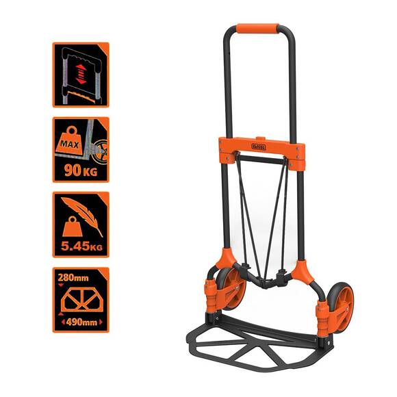 BLACK+DECKER BH202 90Kg Katlanır El Arabası - 2