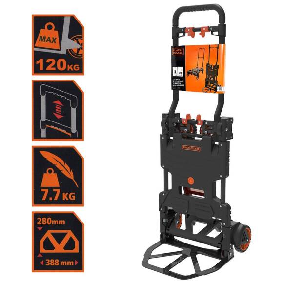 BLACK+DECKER BH206 55/120Kg Çok Fonksiyonlu Katlanır El Arabası - 2