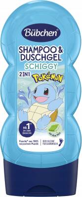 Bübchen Çocuk Şampuan&Duş Jeli 2 in 1 Pokemon Schiggy 230 ml - 2