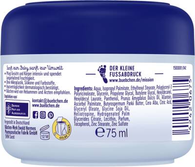 Bübchen Sensitive Bebek El ve Yüz Kremi 75 ml - BÜBCHEN