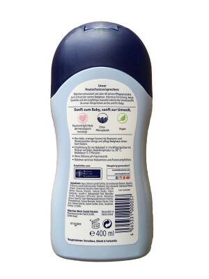 Bübchen Yenidoğan Hassas Ciltler için Göz Yakmayan Şampuan & Duş Kremi 400 ml - BÜBCHEN (1)