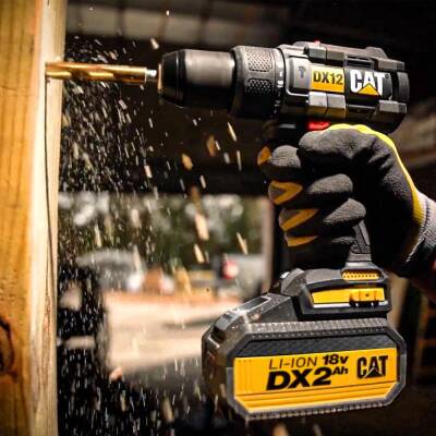 CAT DX12B 18Volt Kömürsüz Profesyonel Şarjlı Darbeli Matkap (Akü Dahil Değildir) - 3