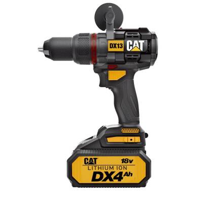 CAT DX13.1 18Volt/4.0Ah Li-ion 80Nm. Çift Akülü Kömürsüz Profesyonel Şarjlı Darbeli Matkap - Fırsat Ürünü (1)