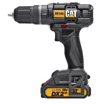 CAT DX145.1 18Volt/2.0Ah Li-ion Çift Akülü Profesyonel Şarjlı Matkap - Cat (1)