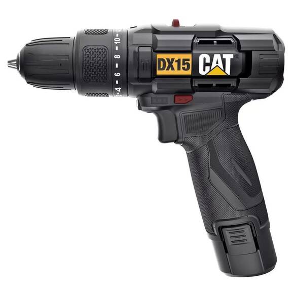 CAT DX15.1 12Volt/2.0Ah Li-ion Çift Akülü Profesyonel Şarjlı Darbeli Matkap - 2