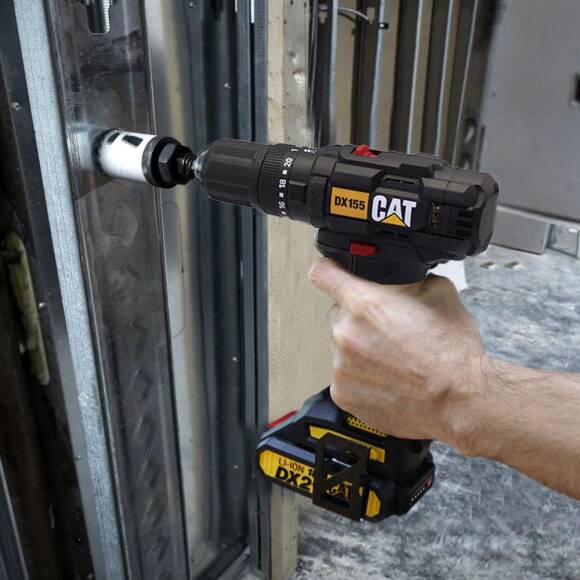 CAT DX155.1 18Volt/2.0Ah Li-ion Çift Akülü Profesyonel Şarjlı Darbeli Matkap - 9