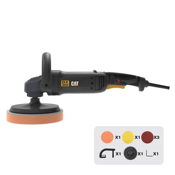 CAT DX3030 1450Watt 180MM Devir Ayarlı Profesyonel Polisaj Makinesi - 2