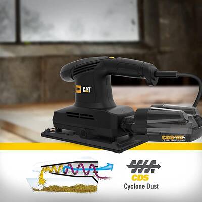 CAT DX44 350Watt Profesyonel Devir Ayarlı Titreşimli Zımpara - 10