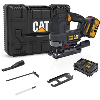 CAT DX51 18Volt/4.0Ah Li-ion Tek Akülü Profesyonel Kömürsüz Dekupaj Testere - Fırsat Ürünü