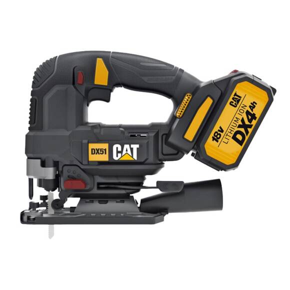 CAT DX51 18Volt/4.0Ah Li-ion Tek Akülü Profesyonel Kömürsüz Dekupaj Testere - 2