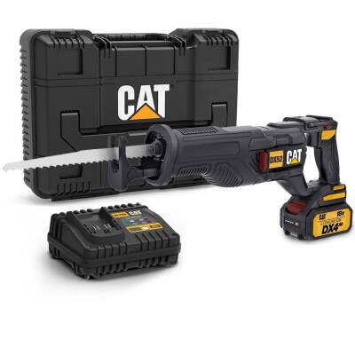 CAT DX52 18Volt/4.0Ah Li-ion Tek Akülü Profesyonel Tilki Kuyruğu Testere - Fırsat Ürünü