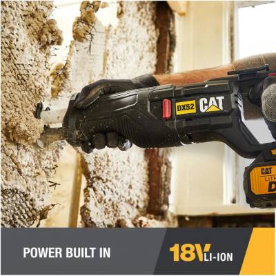 CAT DX52 18Volt/4.0Ah Li-ion Tek Akülü Profesyonel Tilki Kuyruğu Testere - 3