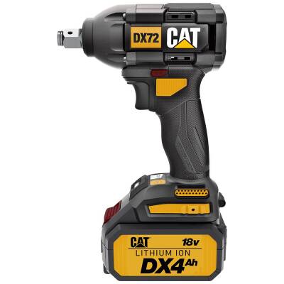 CAT DX72 18Volt/4.0Ah Li-ion Çift Akülü Şarjlı 350Nm Kömürsüz Profesyonel Somun Sıkma - Cat (1)