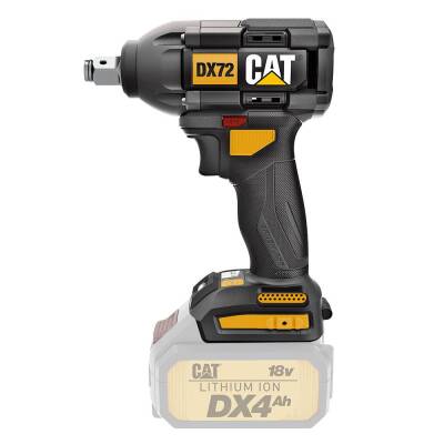 CAT DX72B 18Volt 350Nm Kömürsüz Profesyonel Şarjlı Somun Sıkma (Akü Dahil Değildir) - Cat