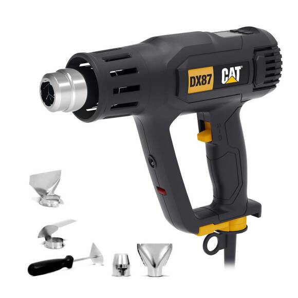 CAT DX87 2000Watt Dijital Göstergeli Profesyonel Sıcak Hava Tabancası + 5 Adet Aksesuar - 1