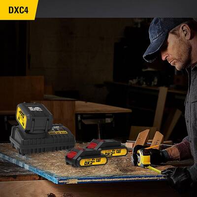 CAT DXC4 18Volt Li-ion ONE FOR ALL Profesyonel Hızlı Akü Şarj Cihazı - 6