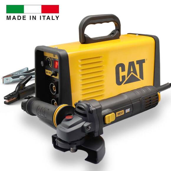 CAT DZ141T 140 Amper TIG LIFT/MMA Çanta Tipi Profesyonel Dijital İnverter Kaynak Makinesi + CAT DX37 Avuç Taşlama - 1