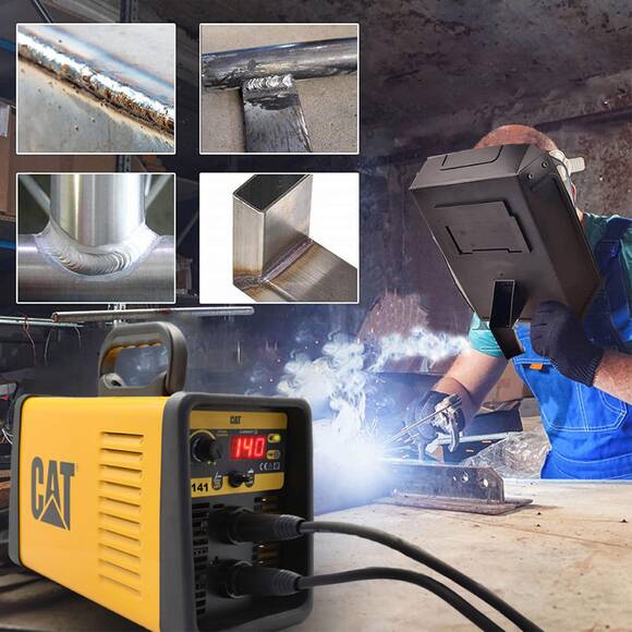 CAT DZ141T 140 Amper TIG LIFT/MMA Çanta Tipi Profesyonel Dijital İnverter Kaynak Makinesi + CAT DX37 Avuç Taşlama - 9