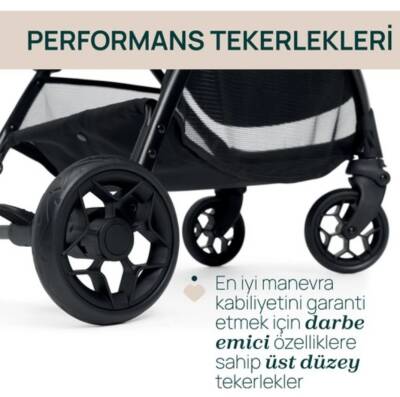 Chicco Glee Bebek Arabası - Uneven Siyah - 6