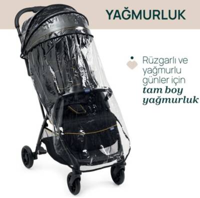 Chicco Glee Bebek Arabası - Uneven Siyah - 8