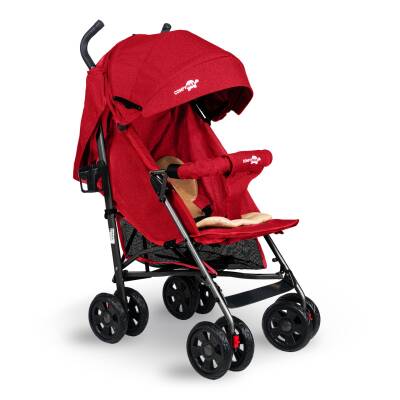 Comfymax Tam Yatar Baston Bebek Arabası – Dark Red - Comfymax (1)