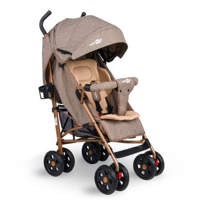 Comfymax Tam Yatar Baston Bebek Arabası – Wood Brown - Comfymax