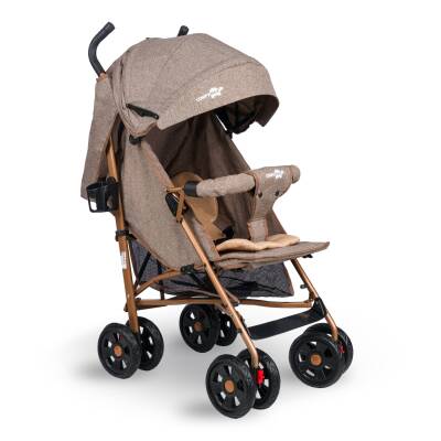 Comfymax Tam Yatar Baston Bebek Arabası – Wood Brown - Comfymax (1)