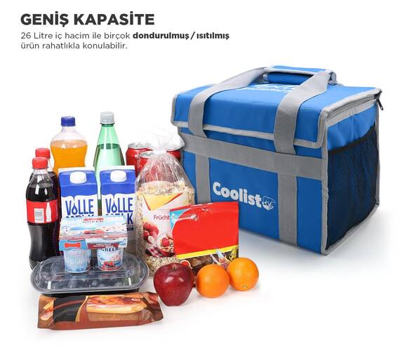 Coolist CL26B 26 Litre Katlanabilir Termos Bez Çanta / Buzluk - 7