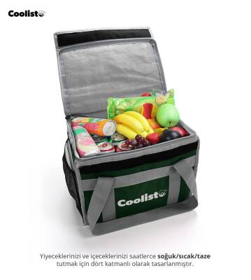 Coolist CL36G 36 Litre Katlanabilir Termos Bez Çanta / Buzluk - 6