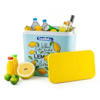 Coolist CLB24LM 24 Litre Limon Desenli Buzluk + 2 Adet 400gr. Buz Kaseti - Fırsat Ürünü (1)