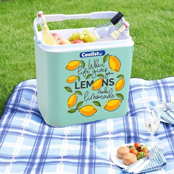 Coolist CLB24LM 24 Litre Limon Desenli Buzluk + 2 Adet 400gr. Buz Kaseti - 6