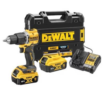 Dewalt DCD100YP2T 18V 5.0 Ah 100. Yıla Özel Darbeli Matkap Kiti - Dewalt