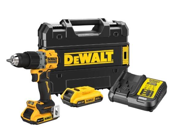 Dewalt DCD805D2T 18V 2.0AH Li-Ion Kömürsüz Çift Akülü Darbeli Matkap - 1