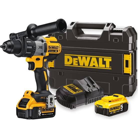 Dewalt DCD996P2 18Volt/5.0Ah Li-ion Çift Akülü Kömürsüz Darbeli Matkap - 1