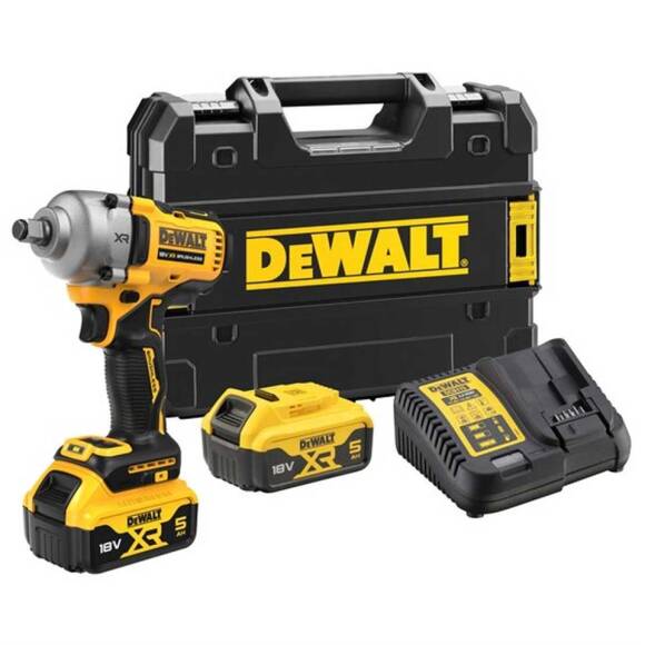 Dewalt DCF891P2T 18V 5.0AH Li-ion Kömürsüz Çift Akülü Somun Sıkma - 1