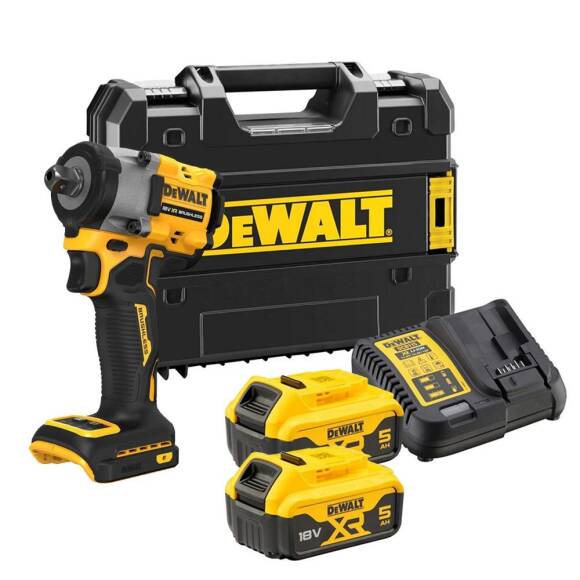 Dewalt DCF922P2T 18V 5.0AH Li-ion Kömürsüz Çift Akülü Somun Sıkma - 1