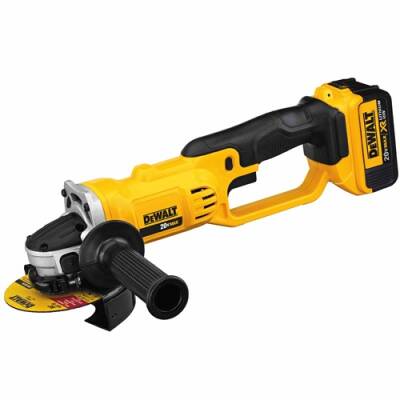 Dewalt DCG412M2-QW Şarjlı Avuç Taşlama 18V/4.0 Ah Li-Ion Çift Akü - Dewalt