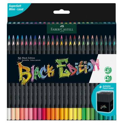 Faber Castell Black Edition Boya Kalemi 50 Renk - Faber Castell