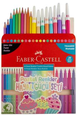 Faber Castell Pastel Renkler Hayal Gücü Seti 20li - Faber Castell (1)