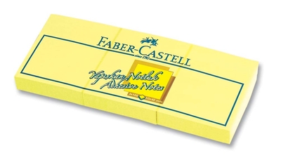 Faber Castell Yapışkan Notluk 50x40 Mm 3' lü Sarı 565301 - 1