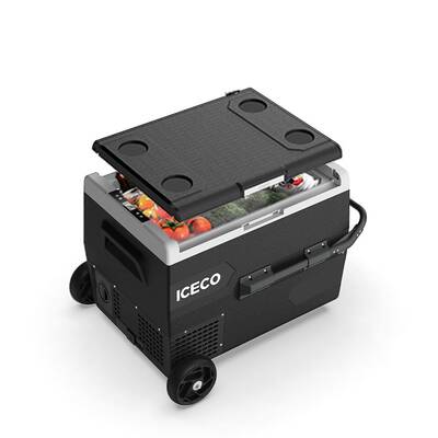 ICECO K65S 12/24Volt 65Lt Akülü/Kablolu/ Kompresörlü Tekerlekli Outdoor Oto Buzdolabı/Dondurucu (Akü Dahil Değildir) - 3