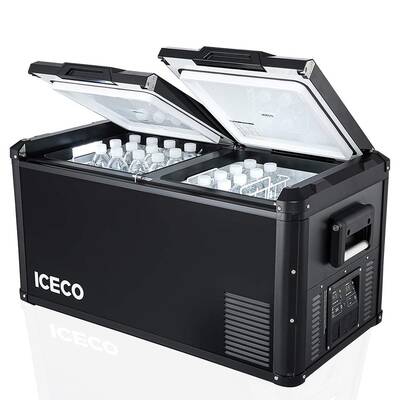 ICECO VL75PROD 12/24Volt 220Volt 75 Litre Çift Bölmeli Outdoor Kompresörlü Oto Buzdolabı/Dondurucu - Fırsat Ürünü (1)