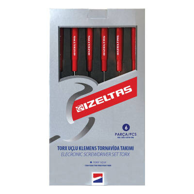 İzeltaş 4530001006 Torx Uçlu Klemens Tornavida Takımı 6 Parça - 1