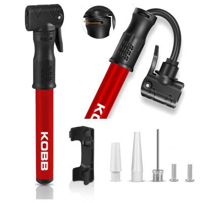 KOBB KB2203 87 PSI Bisiklet Lastik Şişirme Taşınabilir Mini El Pompası + Bisiklet Montaj Aparatı - Kobb (1)