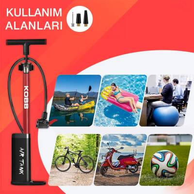 KOBB KB3256D 87 PSI Dijital Basınç Göstergeli Taşınabilir El Pompası - Kobb (1)