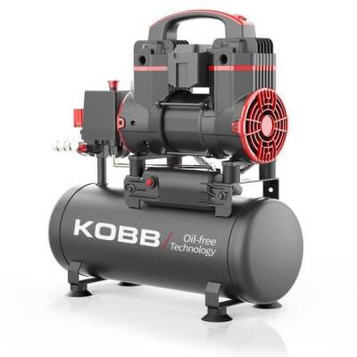 KOBB KBK8S 1.2HP 8Lt 8Bar Yağsız Sessiz Taşınabilir Hava Kompresörü - 1