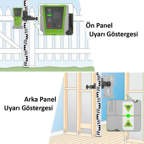 KOBB KBL8RG 60M Lazer Hizalama Dedektörü - 5